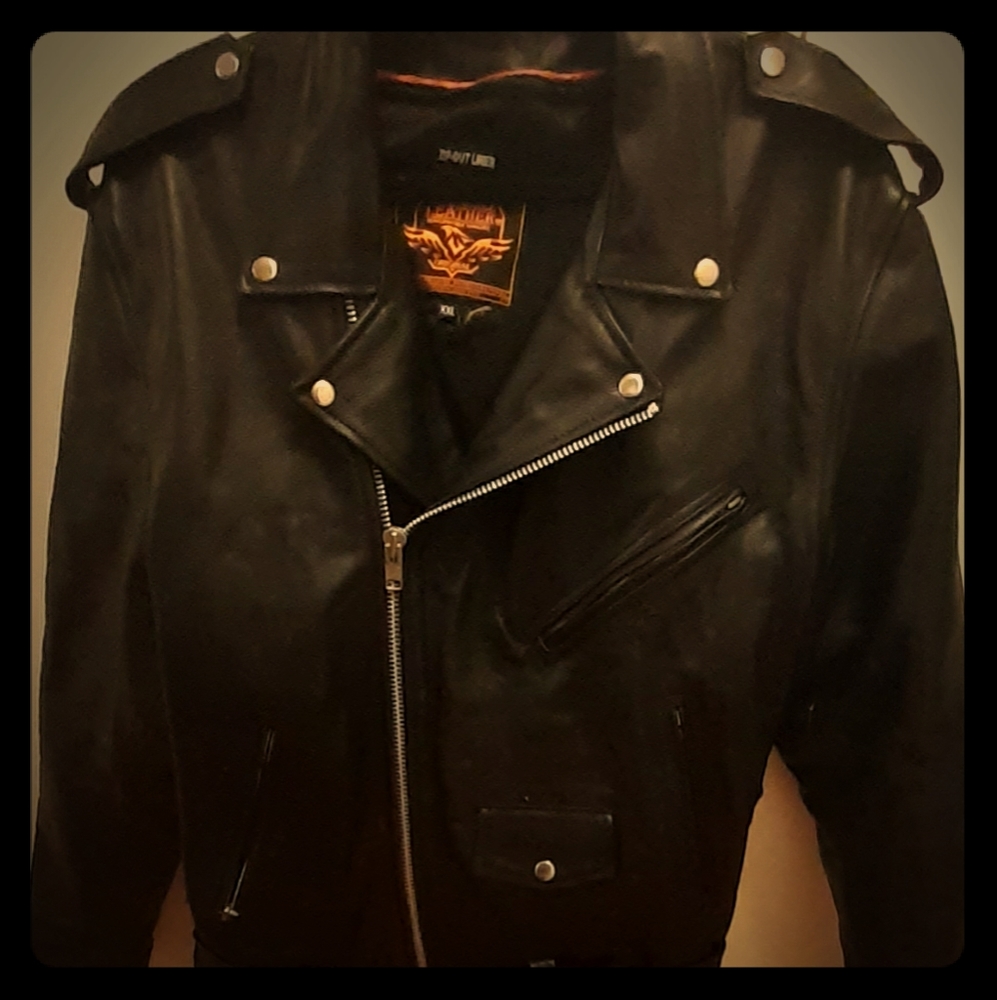 New men's XXL Milwaukee leather jacket